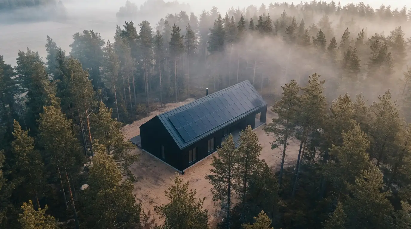 Villa med sjöutsikt